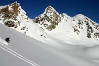 geneva airport transfers skier on his own